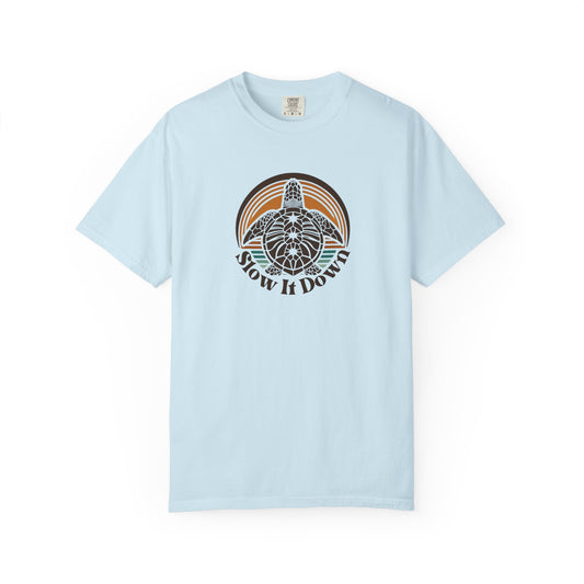 Slow it Down Sea Turtle Graphic Tee