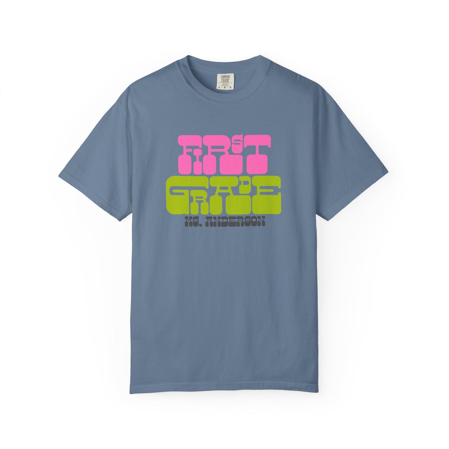 Groovy First Grade Teacher - Personalized