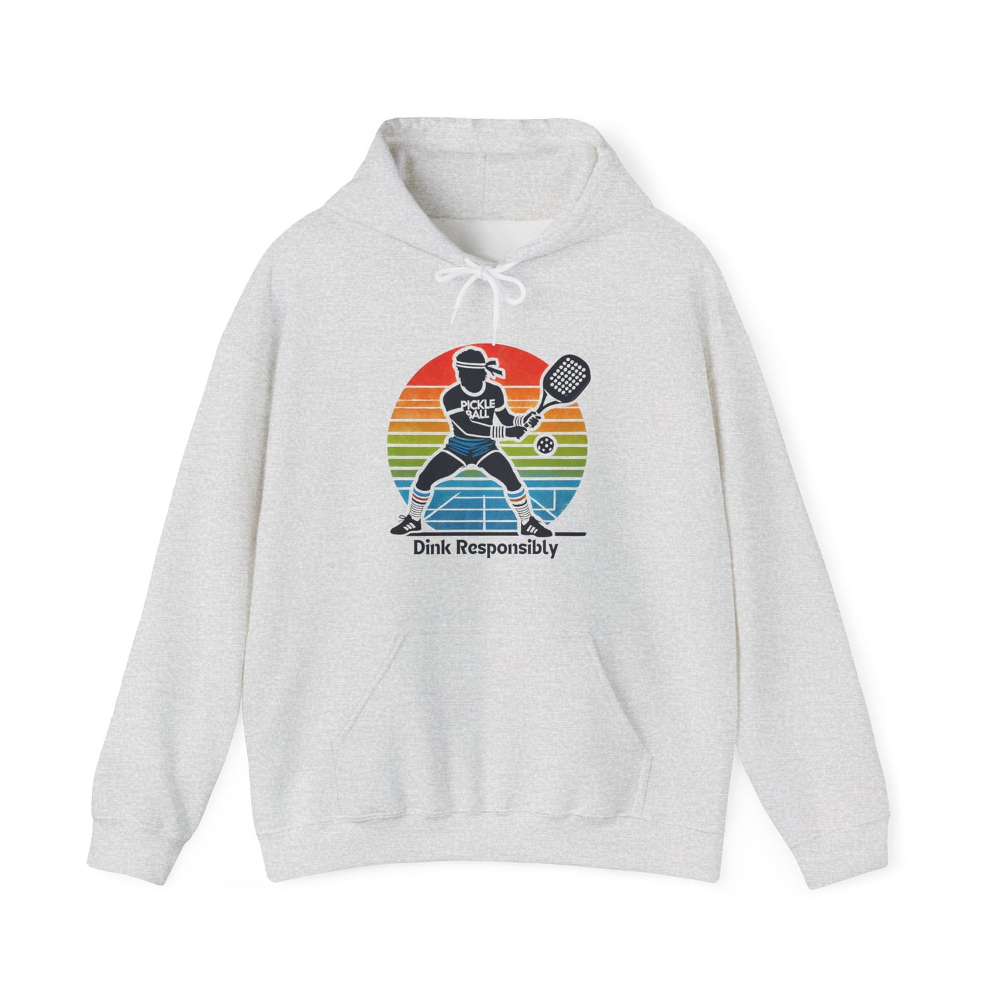 Retro Dink Responsibly Pickleball Hoodie