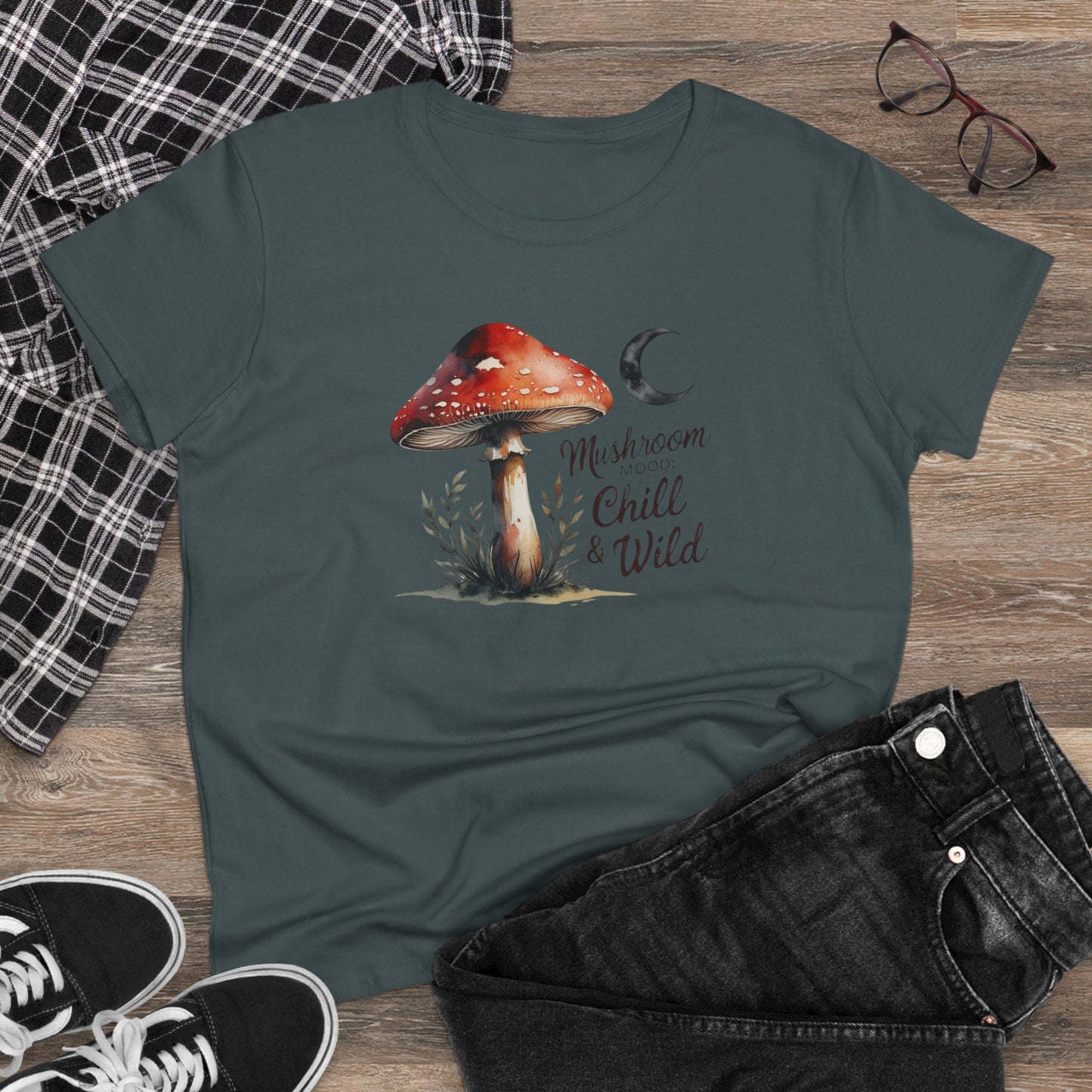 Mushroom Mood Chill & Wild Tee
