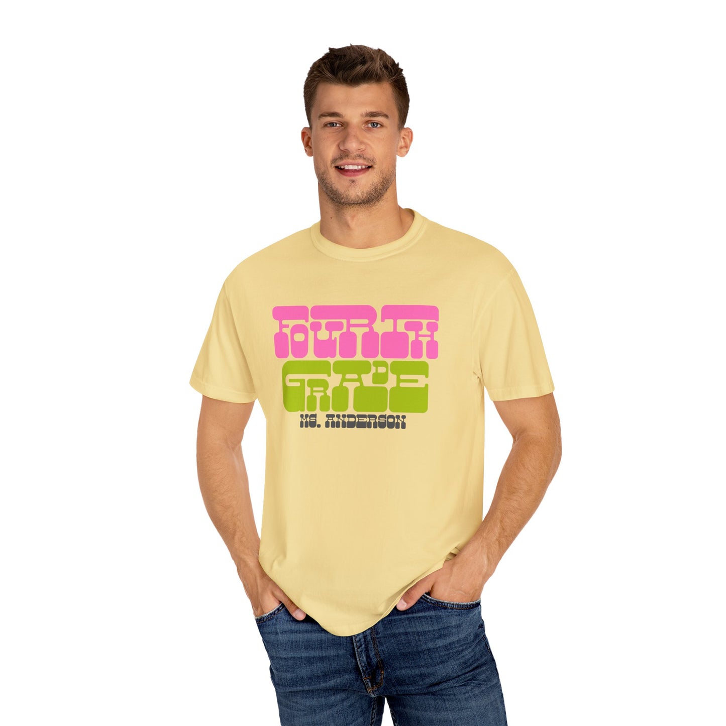 Groovy Fourth Grade Teacher - Personalized