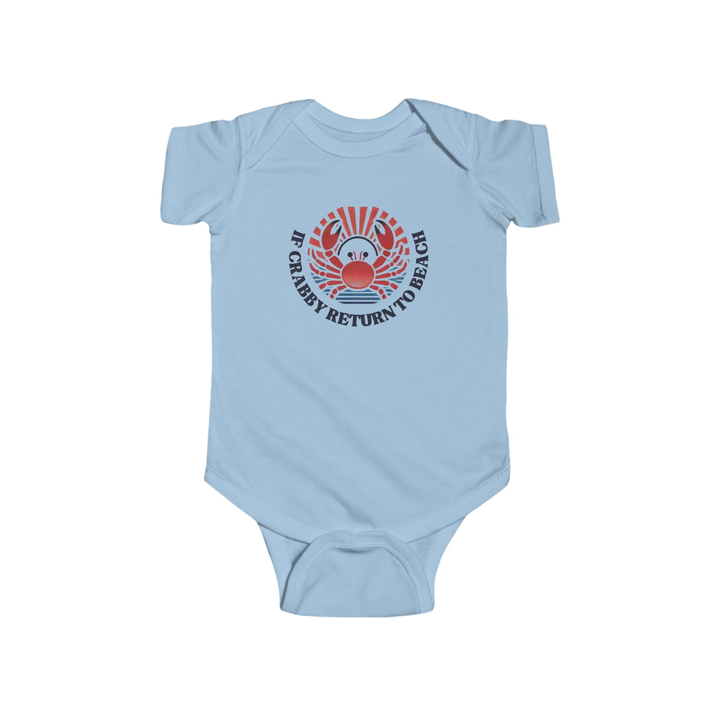 If Crabby Return To Beach Onesie