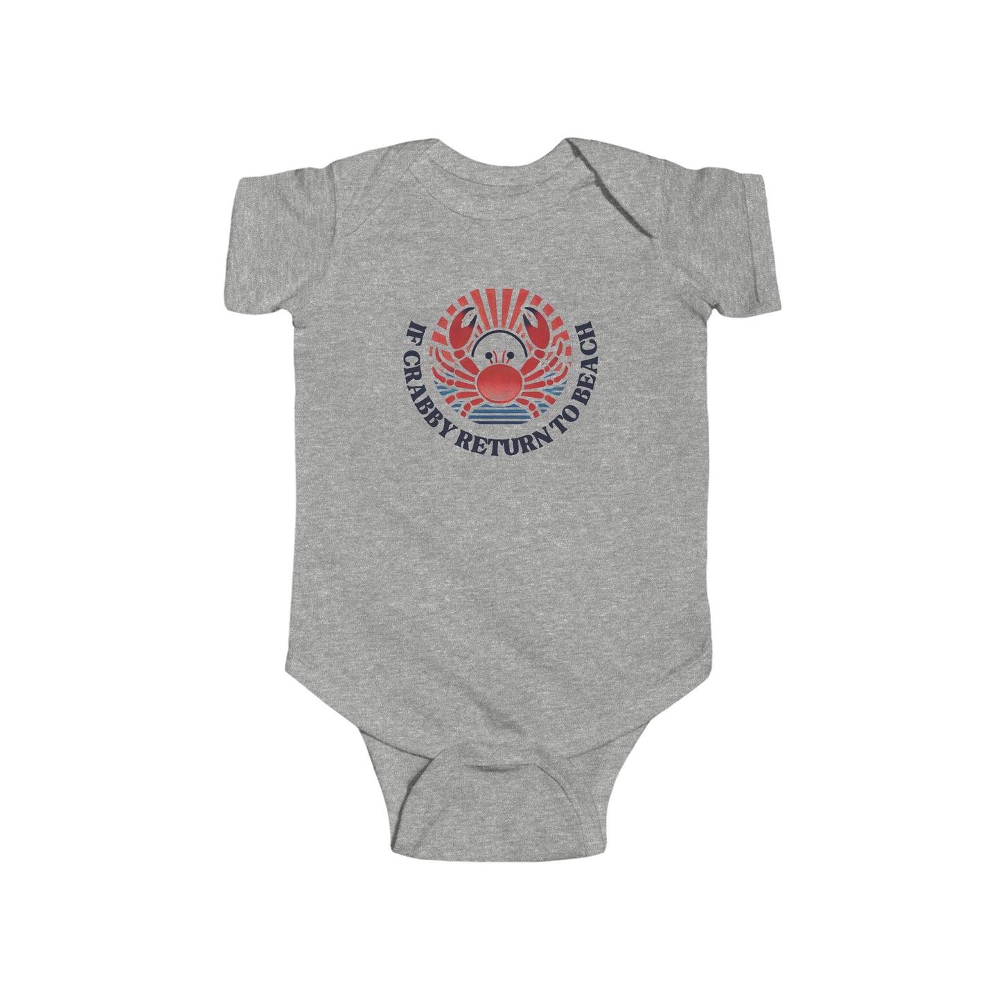If Crabby Return To Beach Onesie