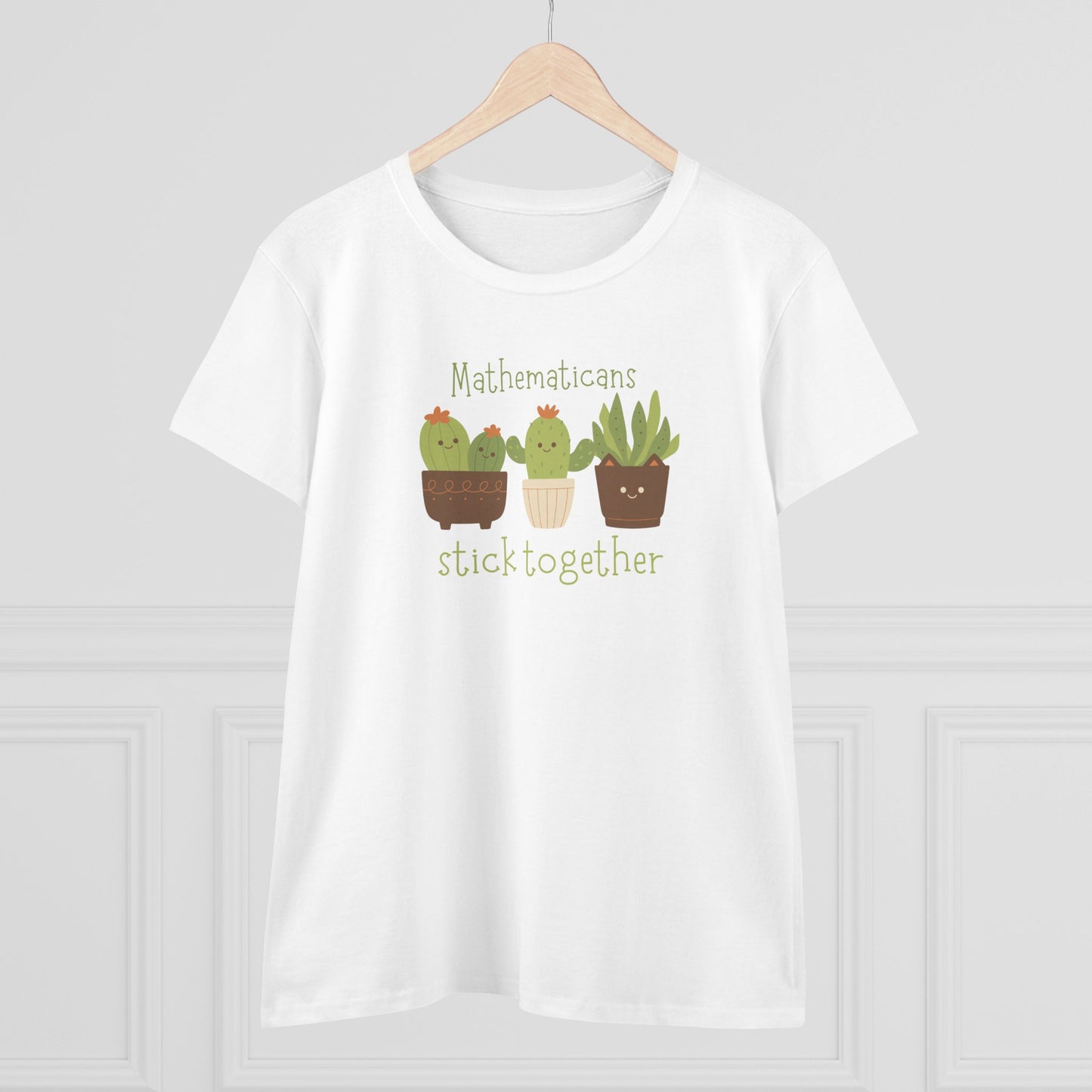 Mathematicians Stick Together Cactus Tee
