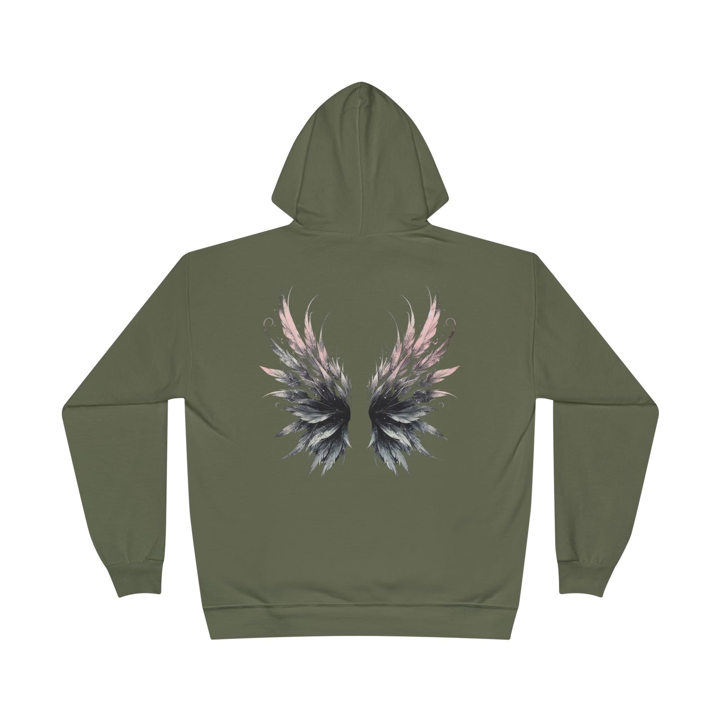 Fairy Grunge Ethereal Wings Pullover Hoodie