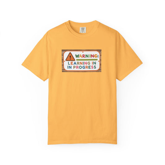 Warning Learning in Progress T-Shirt