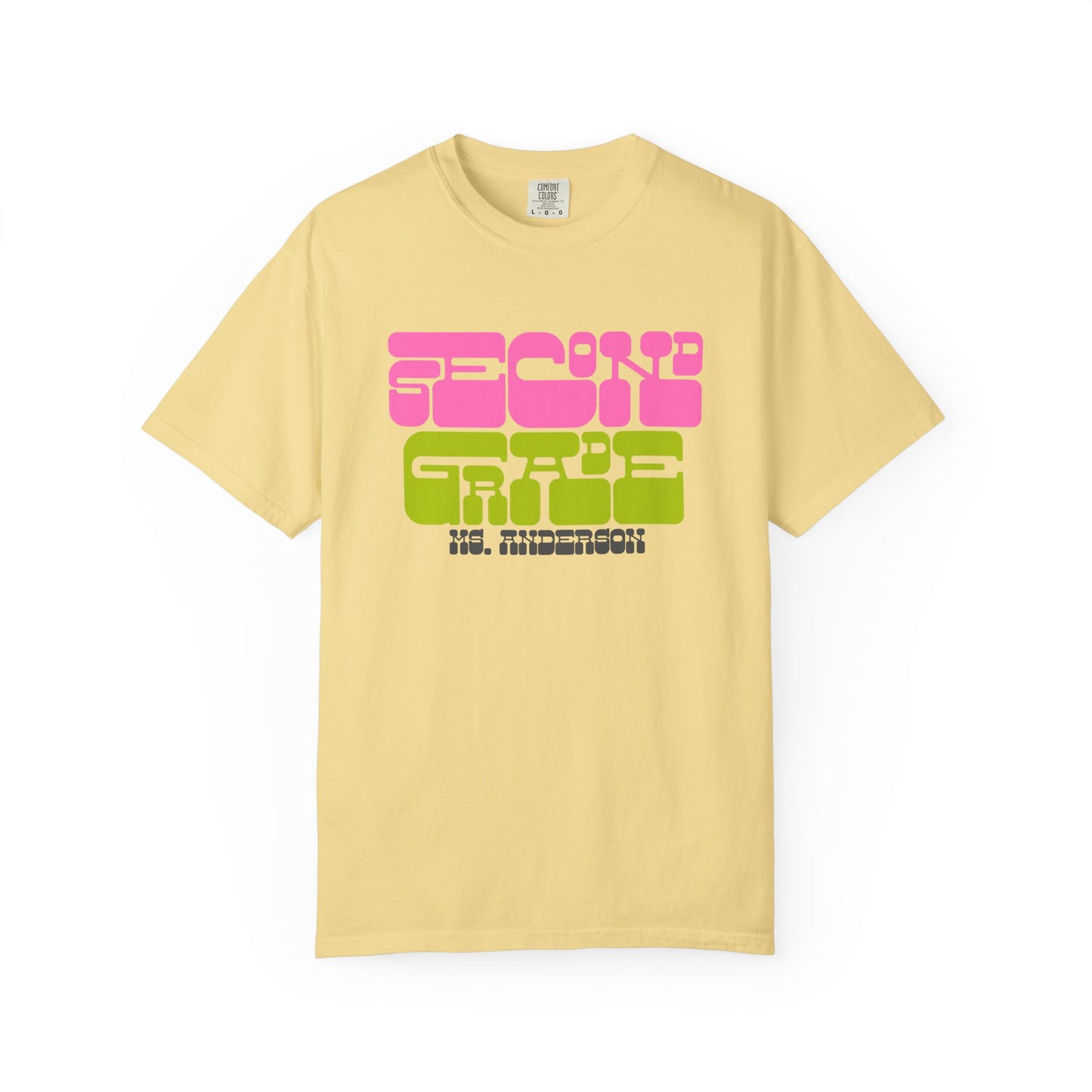 Groovy Second Grade Teacher - Personalized