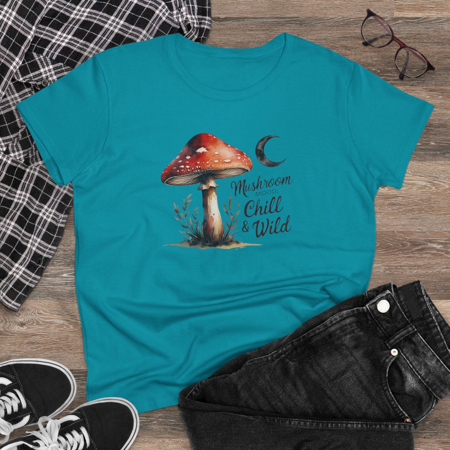 Mushroom Mood Chill & Wild Tee