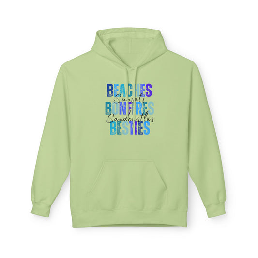 Beach Bonfire Besties Pullover Hoodie