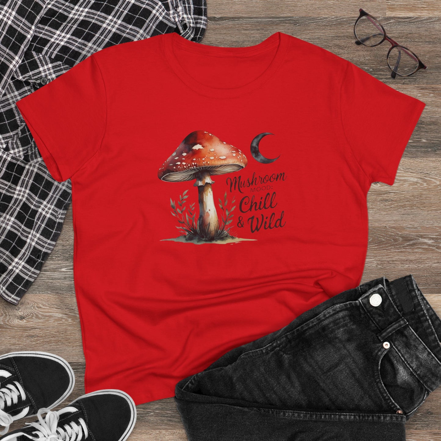 Mushroom Mood Chill & Wild Tee