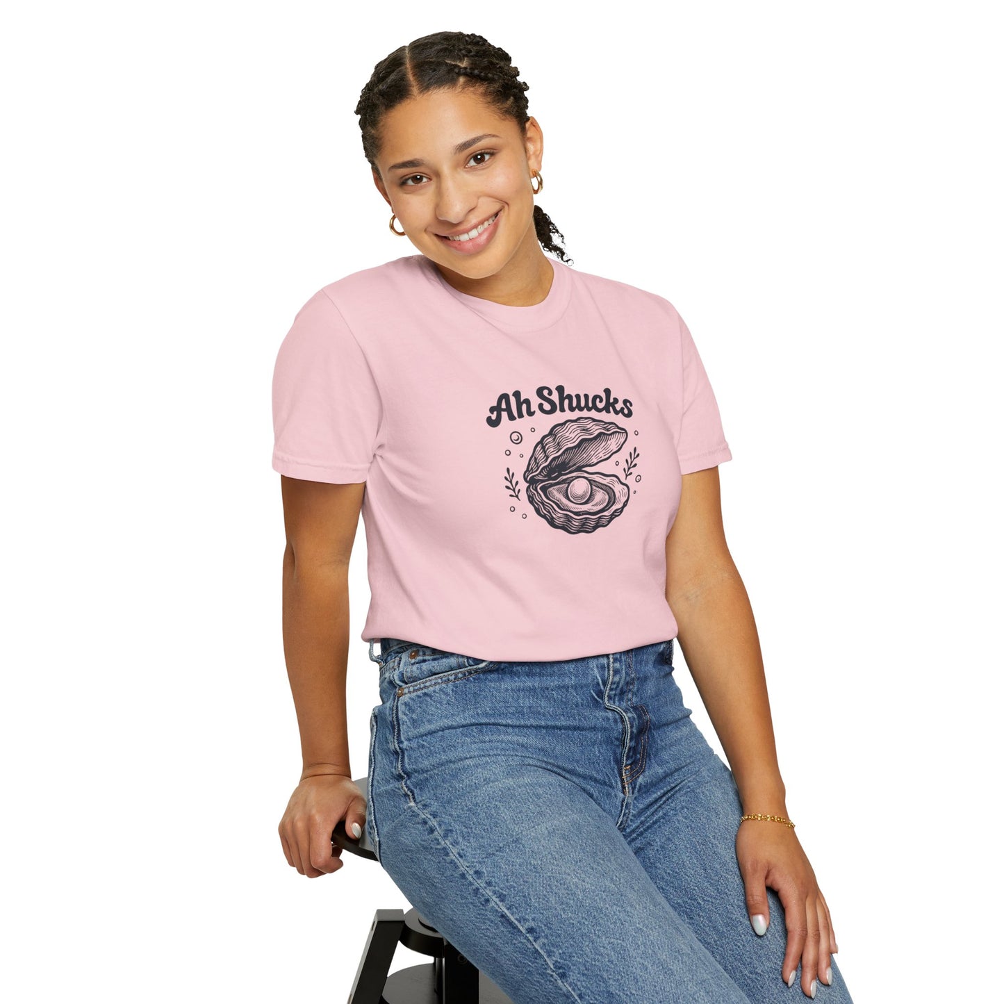 Ah Shucks Oyster T-Shirt — Vintage Nautical Seafood Tee