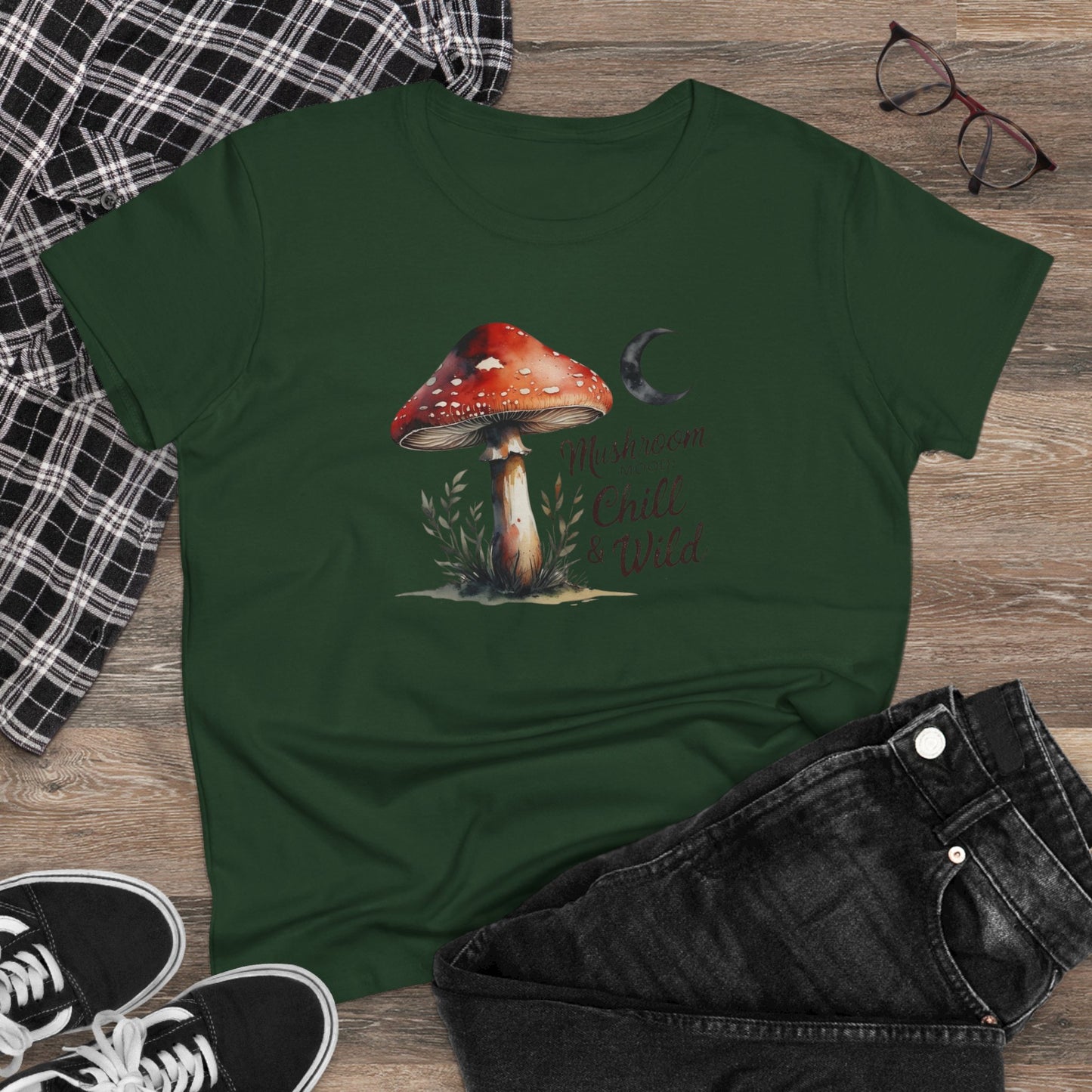 Mushroom Mood Chill & Wild Tee