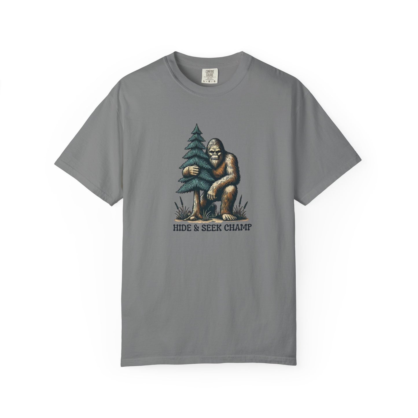 Bigfoot Hide and Seek Champ Unisex T-shirt