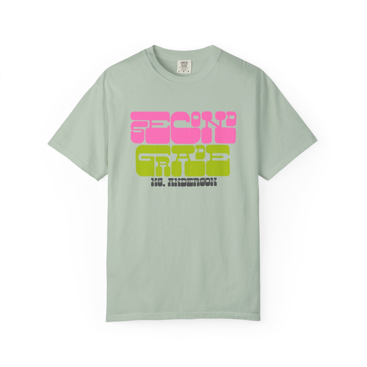 Groovy Second Grade Teacher - Personalized
