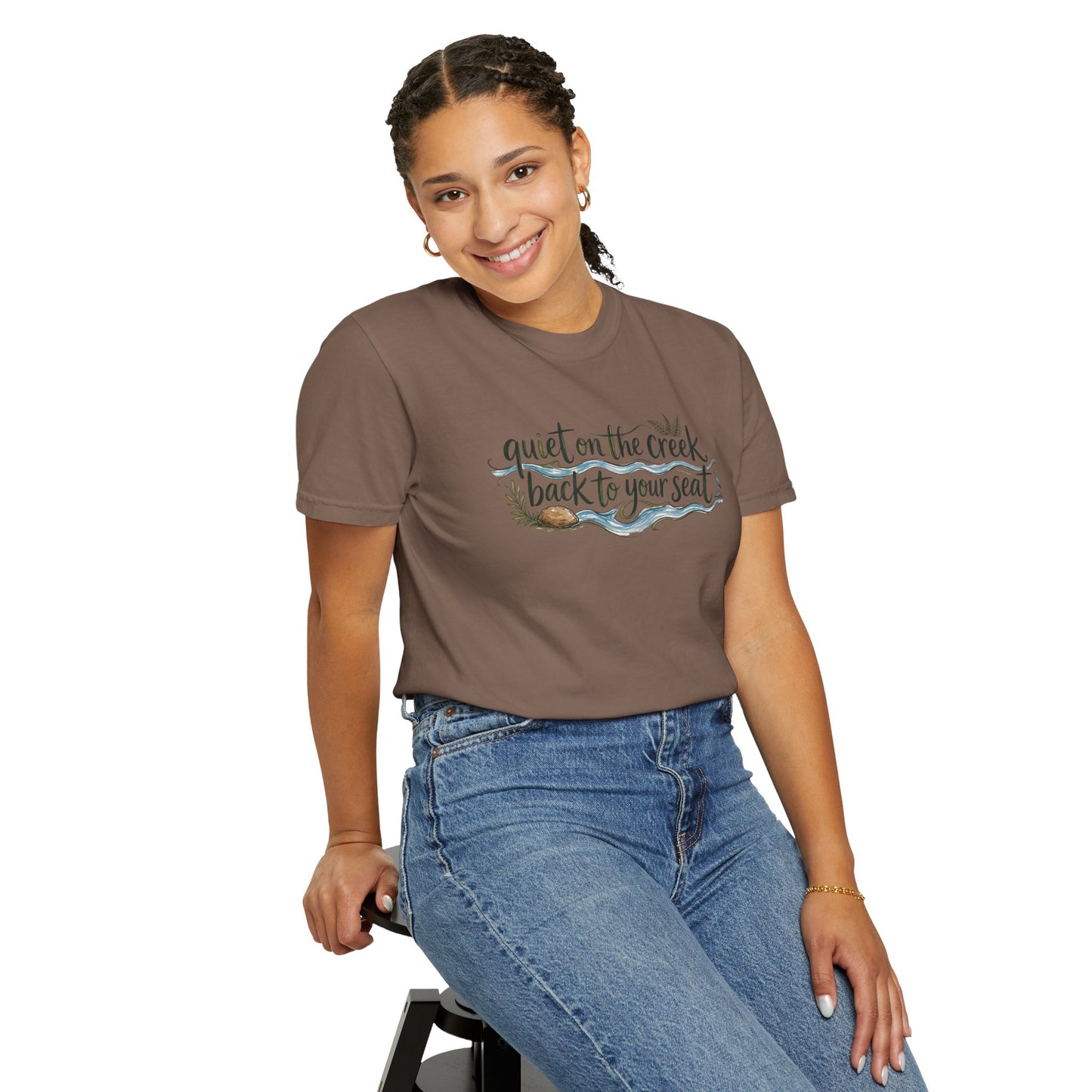 "Quiet on the Creek, Back to Your Seat" Tee