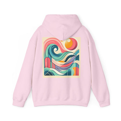 Geometric Wave Hoodie