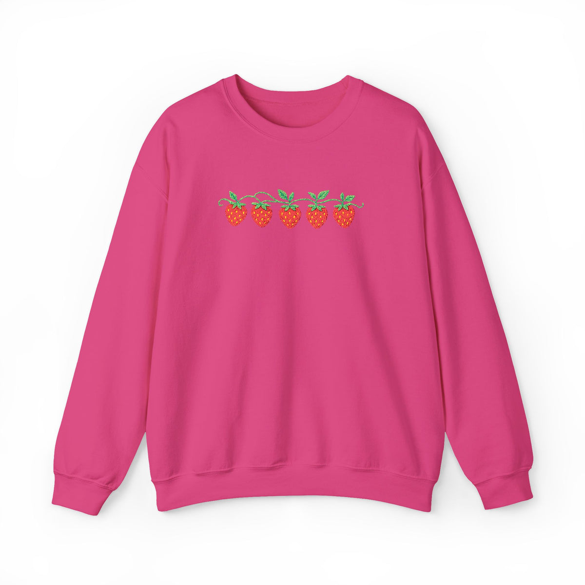 Strawberry Row Embroidered Sweatshirt
