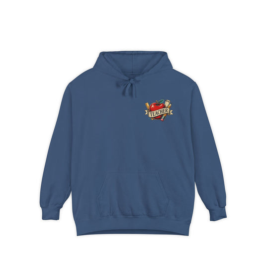 Teacher Vintage Heart Hoodie