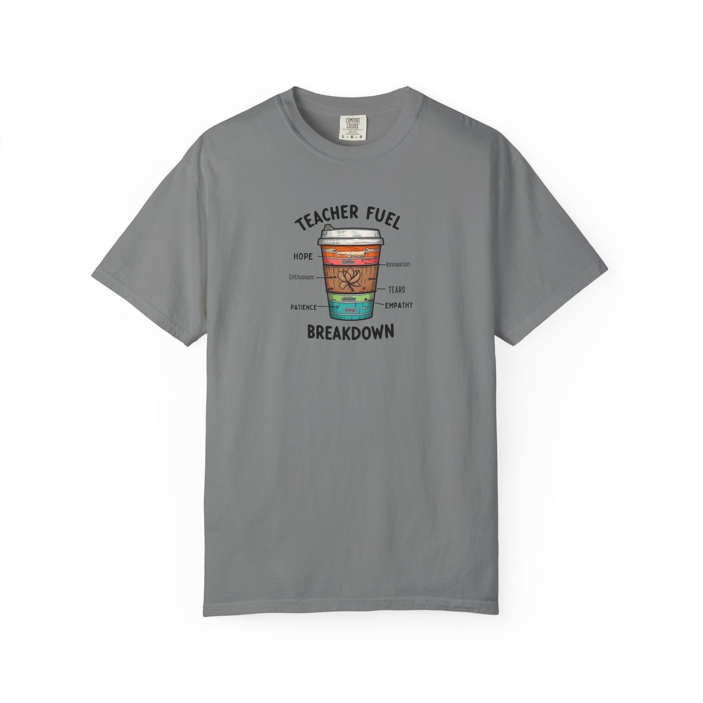 Teacher Fuel Breakdown Tee