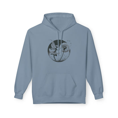 Grunge Fairy Blowing Dandelion Fleece Hoodie
