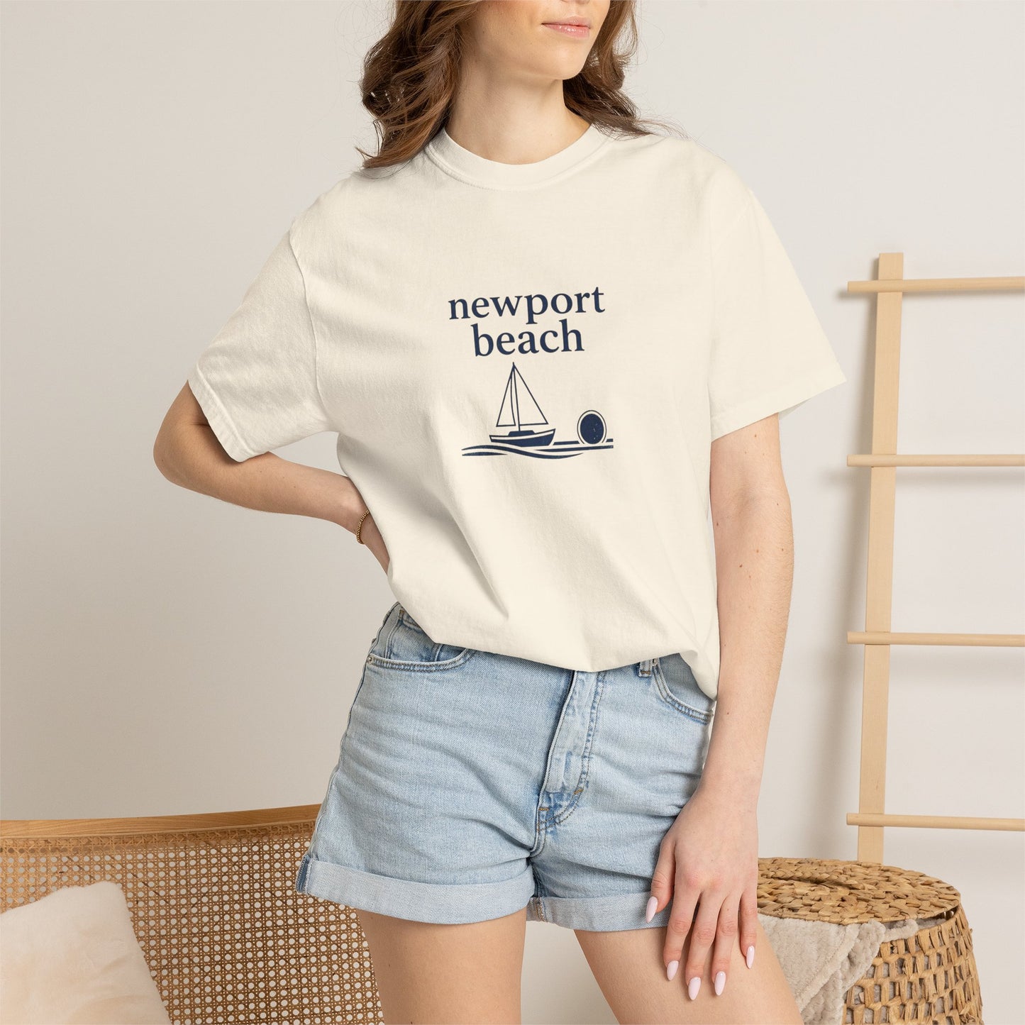 Newport Beach Sailboat Tee