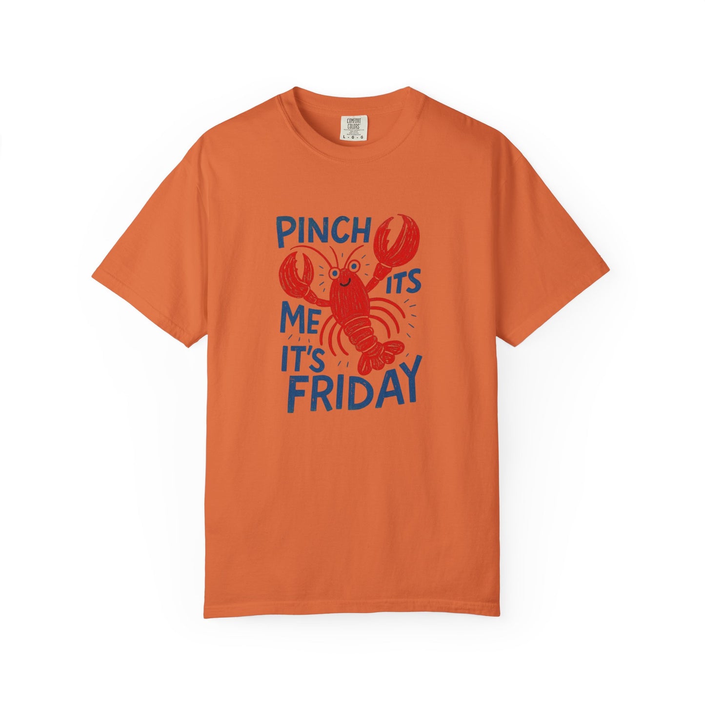 Friday Lobster T-Shirt — "Pinch Me It's Friday" Vintage Seafood Tee