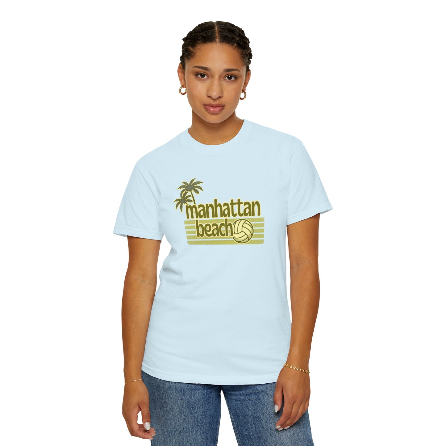 Manhattan Beach Volleyball Palm Tee
