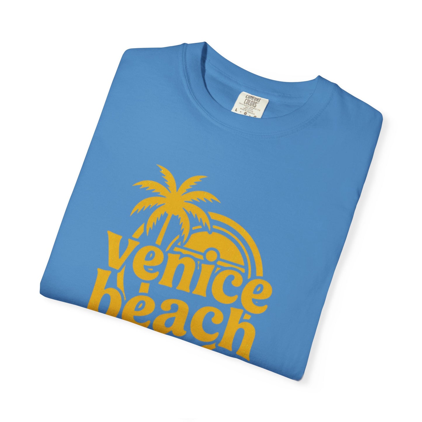 Venice Beach Retro Palm T-Shirt — Vintage Surf Vibe Tee