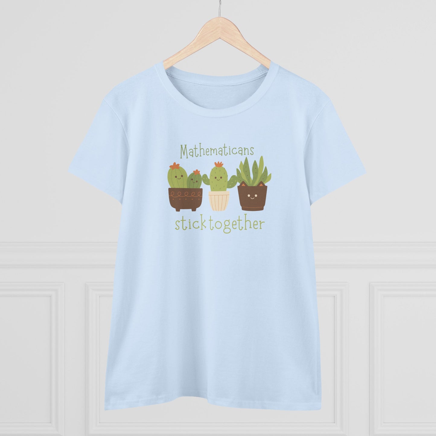 Cute Cactus Graphic Tee, Perfect for Teachers, Math Lovers, Gift for Students, Summer Style, Casual Wear