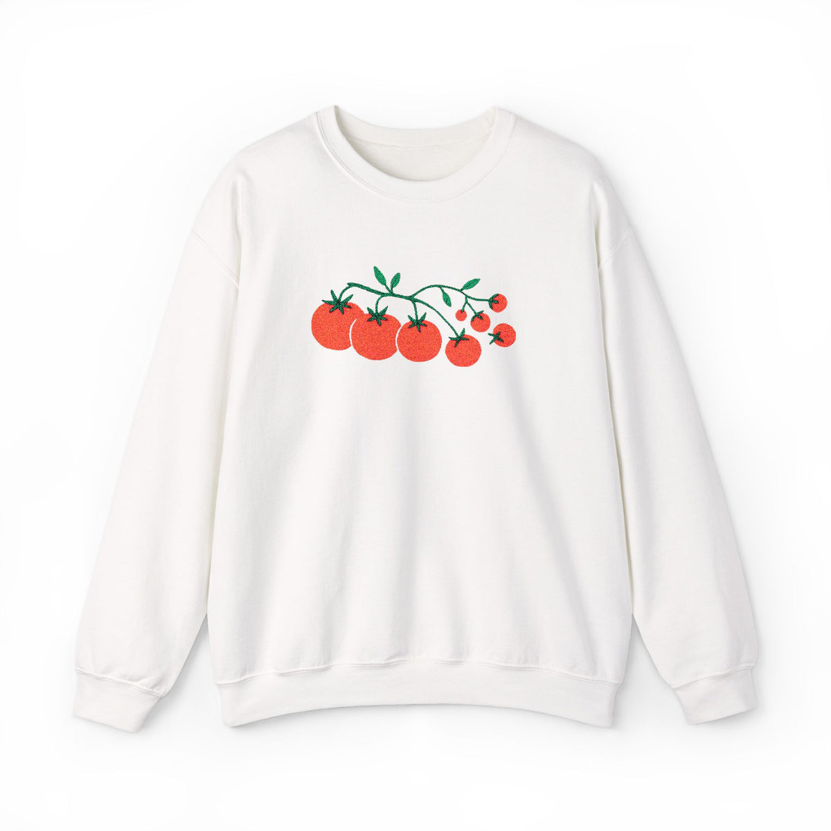 Cherry Tomato Vine Embroidered Sweatshirt