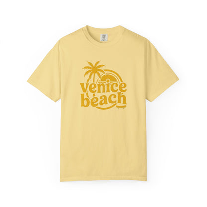 Venice Beach Retro Palm T-Shirt — Vintage Surf Vibe Tee