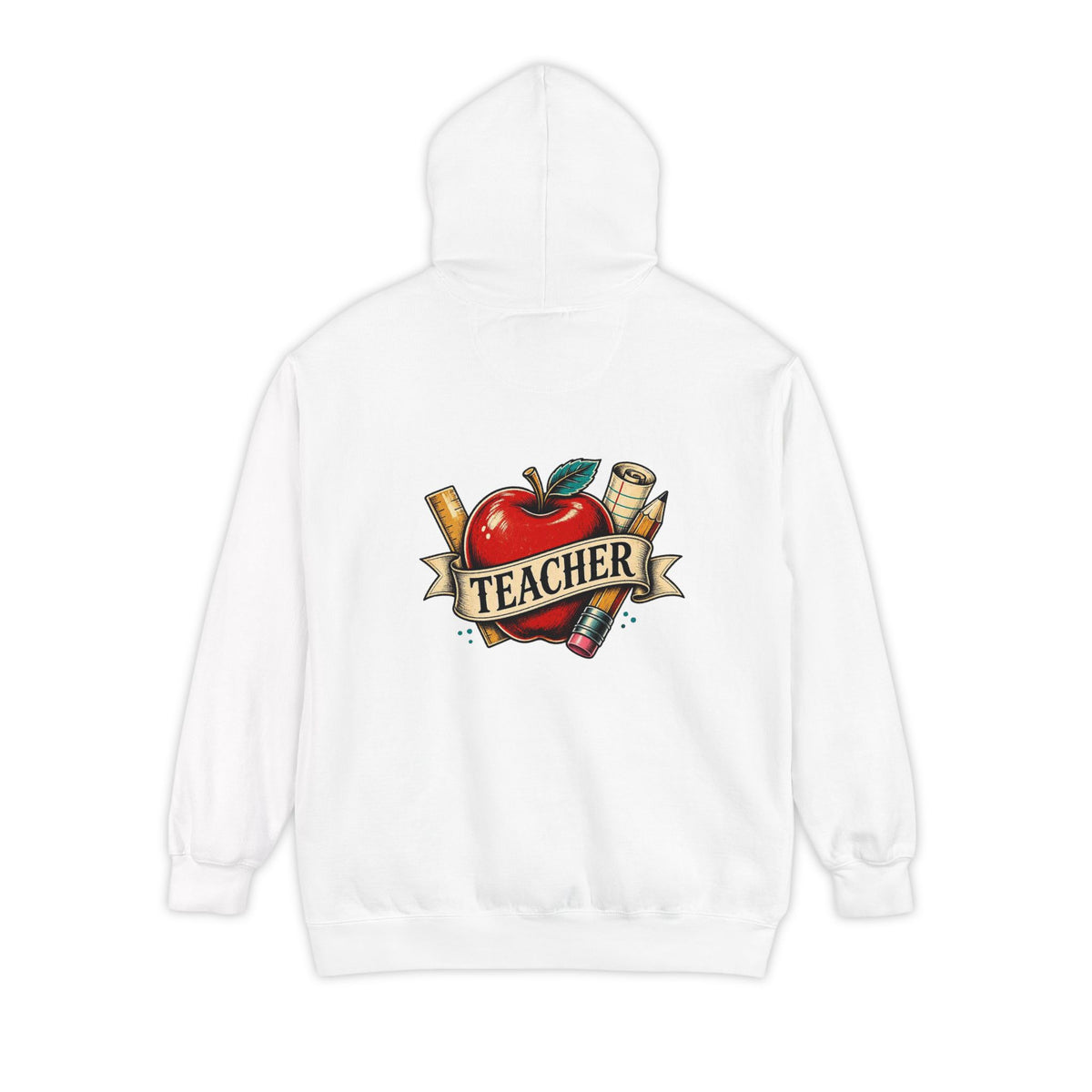 Teacher Vintage Heart Hoodie