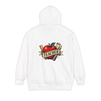 Teacher Vintage Heart Hoodie
