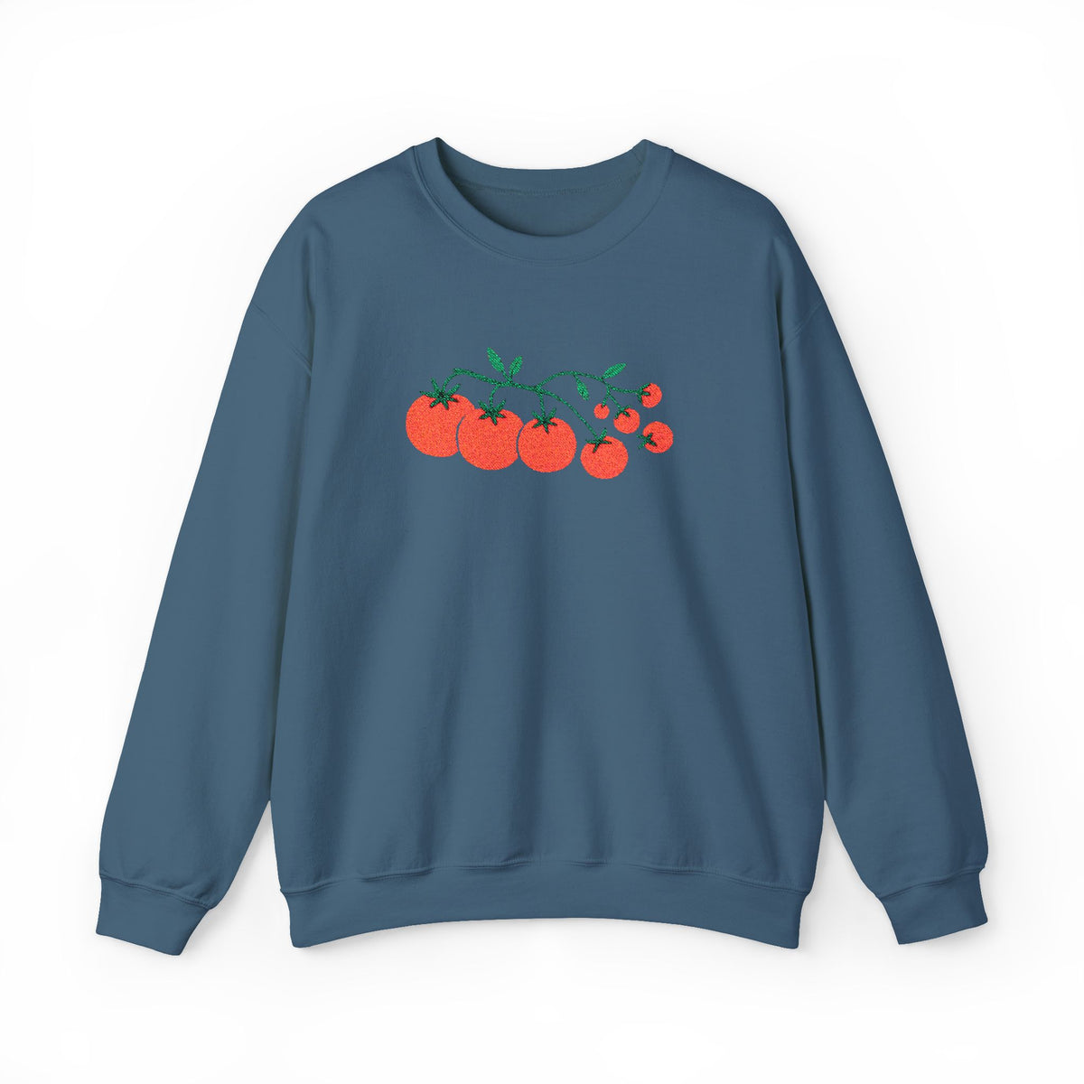 Cherry Tomato Vine Embroidered Sweatshirt