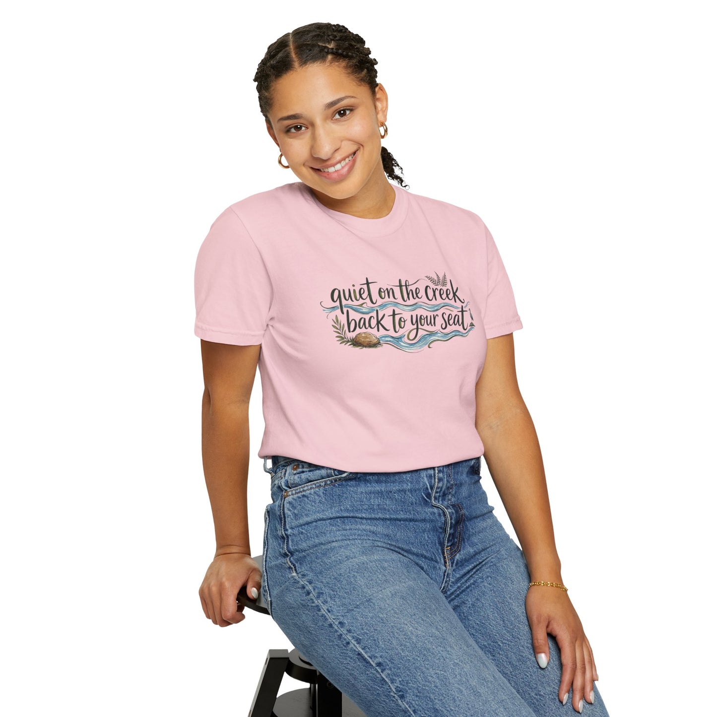 "Quiet on the Creek, Back to Your Seat" Tee