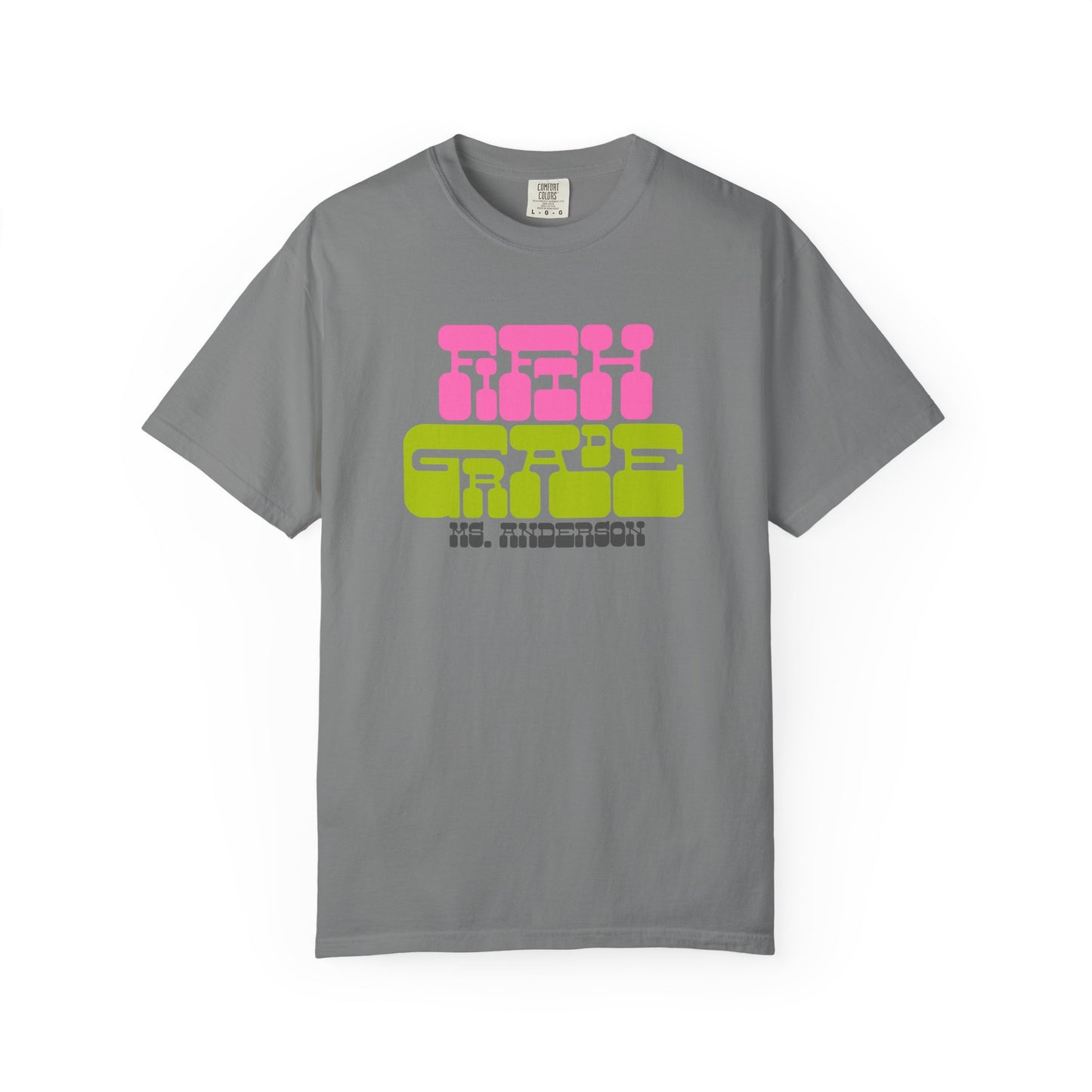 Groovy Fifth Grade Teacher - Personalized