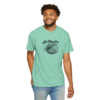Ah Shucks Oyster T-Shirt — Vintage Nautical Seafood Tee