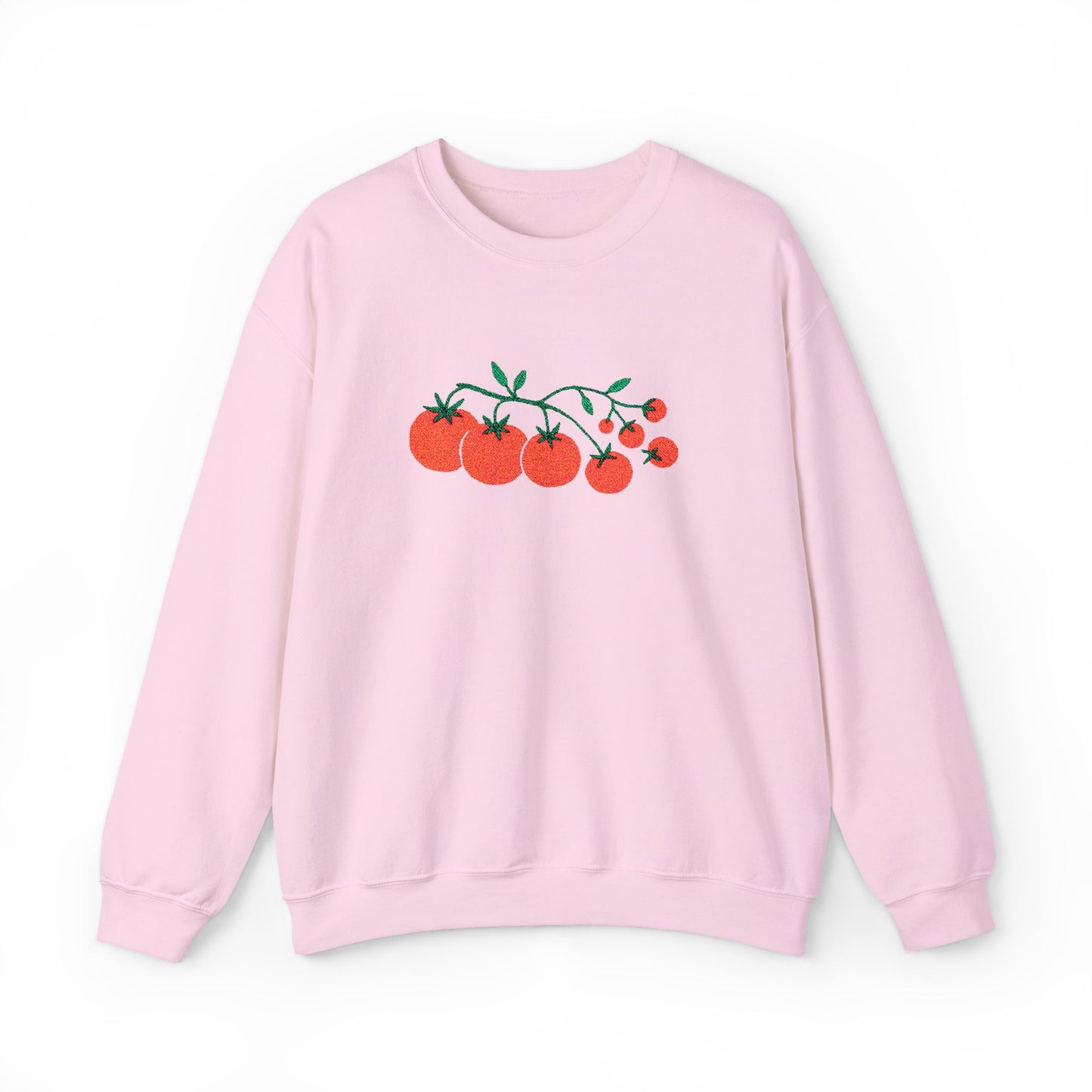 Cherry Tomato Vine Embroidered Sweatshirt