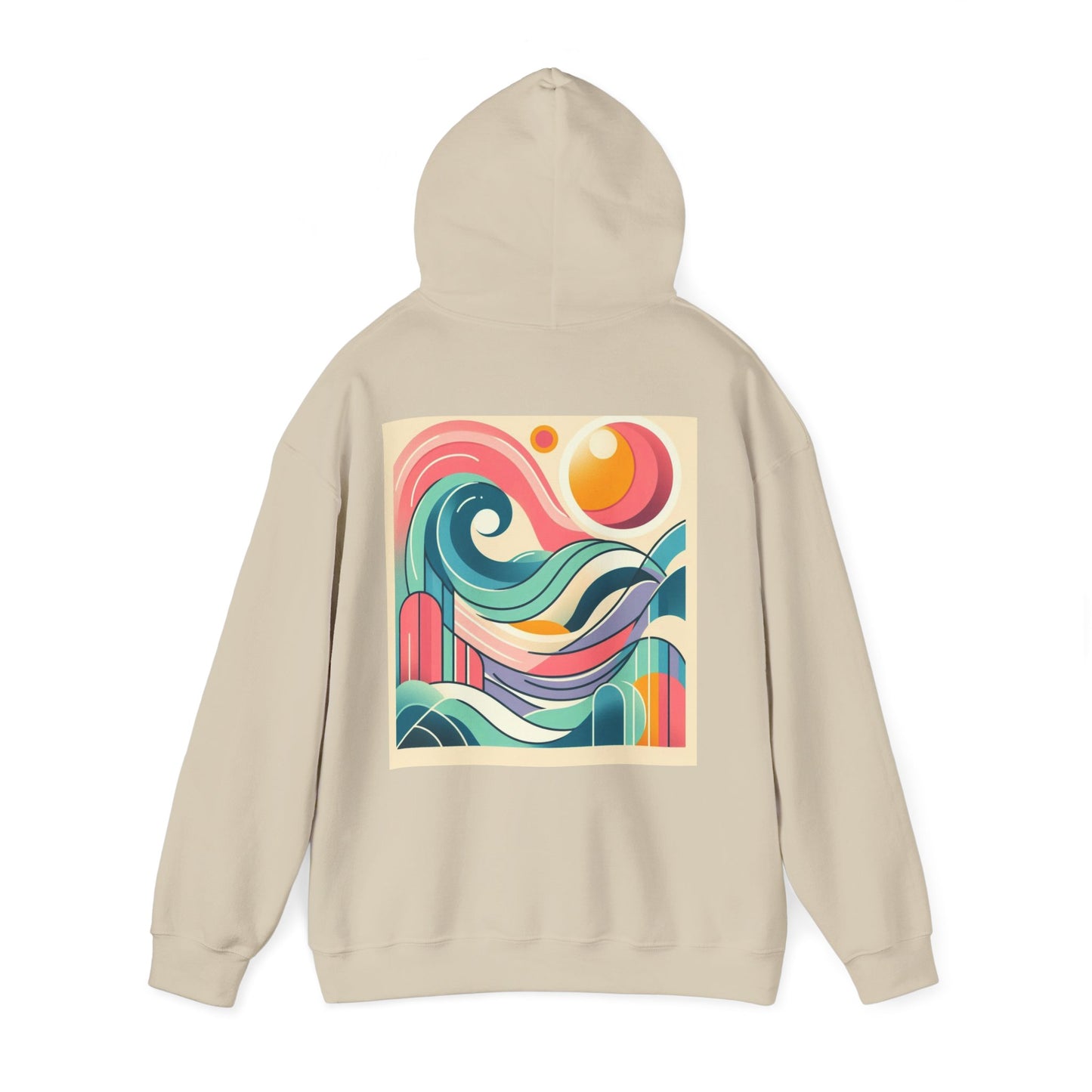 Geometric Wave Hoodie