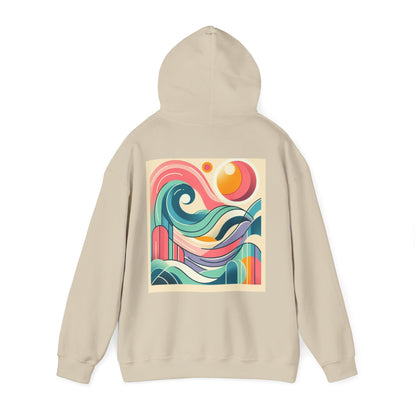 Geometric Wave Hoodie