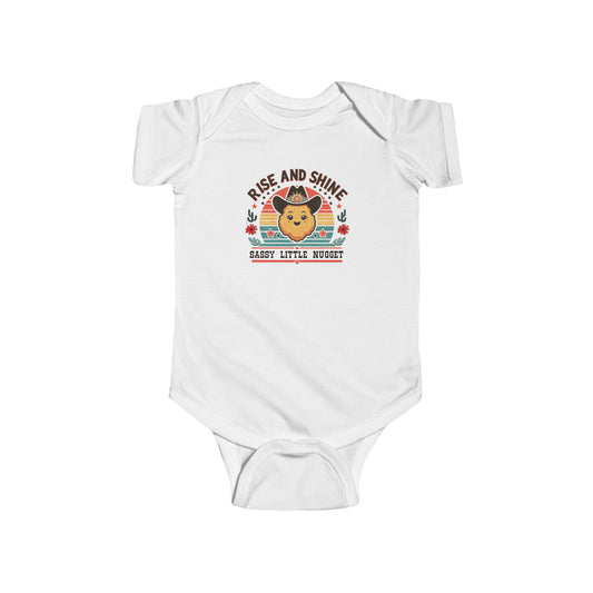 Rise and Shine Sassy Little Nugget Onesie