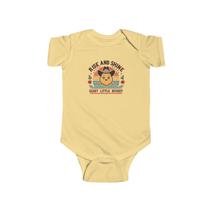 Rise and Shine Sassy Little Nugget Onesie