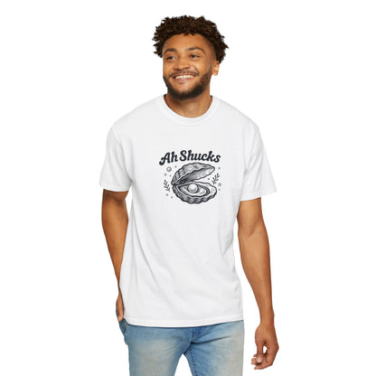 Ah Shucks Oyster T-Shirt — Vintage Nautical Seafood Tee