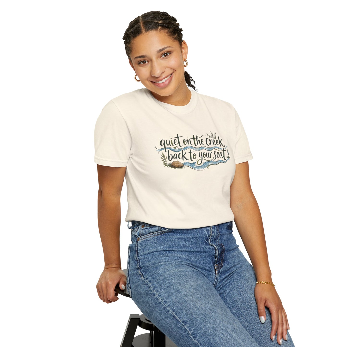 "Quiet on the Creek, Back to Your Seat" Tee