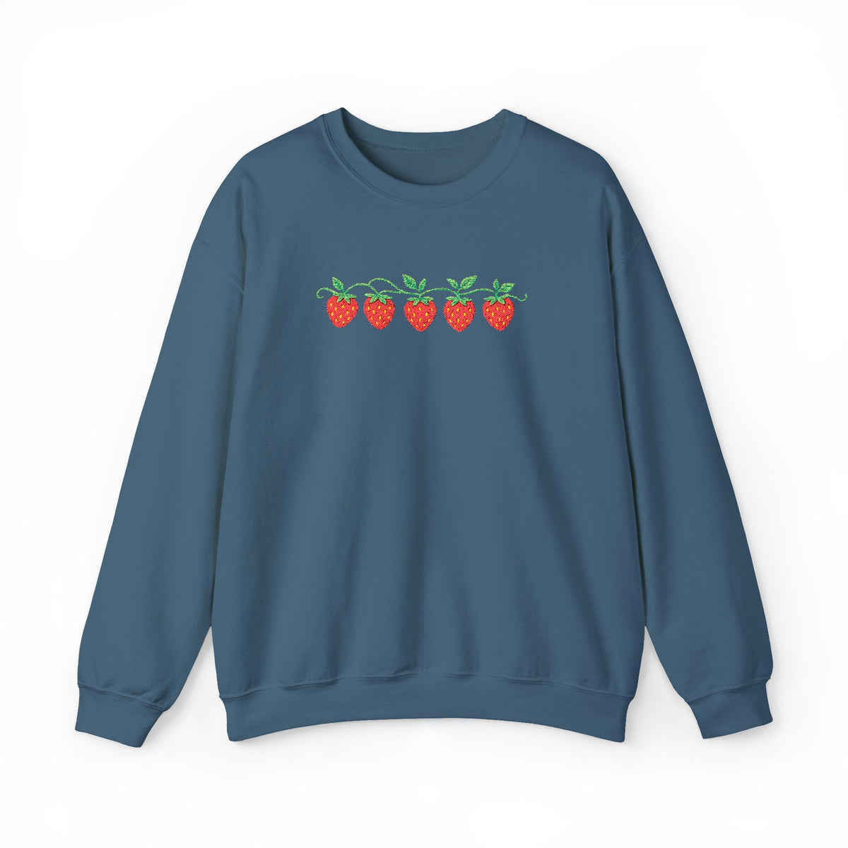 Strawberry Row Embroidered Sweatshirt