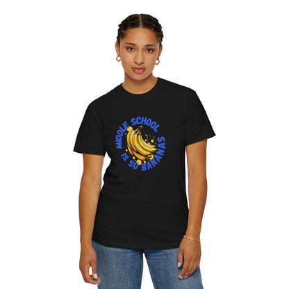 "Middle School Is So Bananas" Banana Graphic Tee