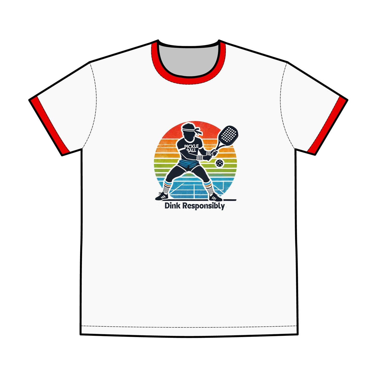 Pickle Ball 'Dink Responsibly' Tee,