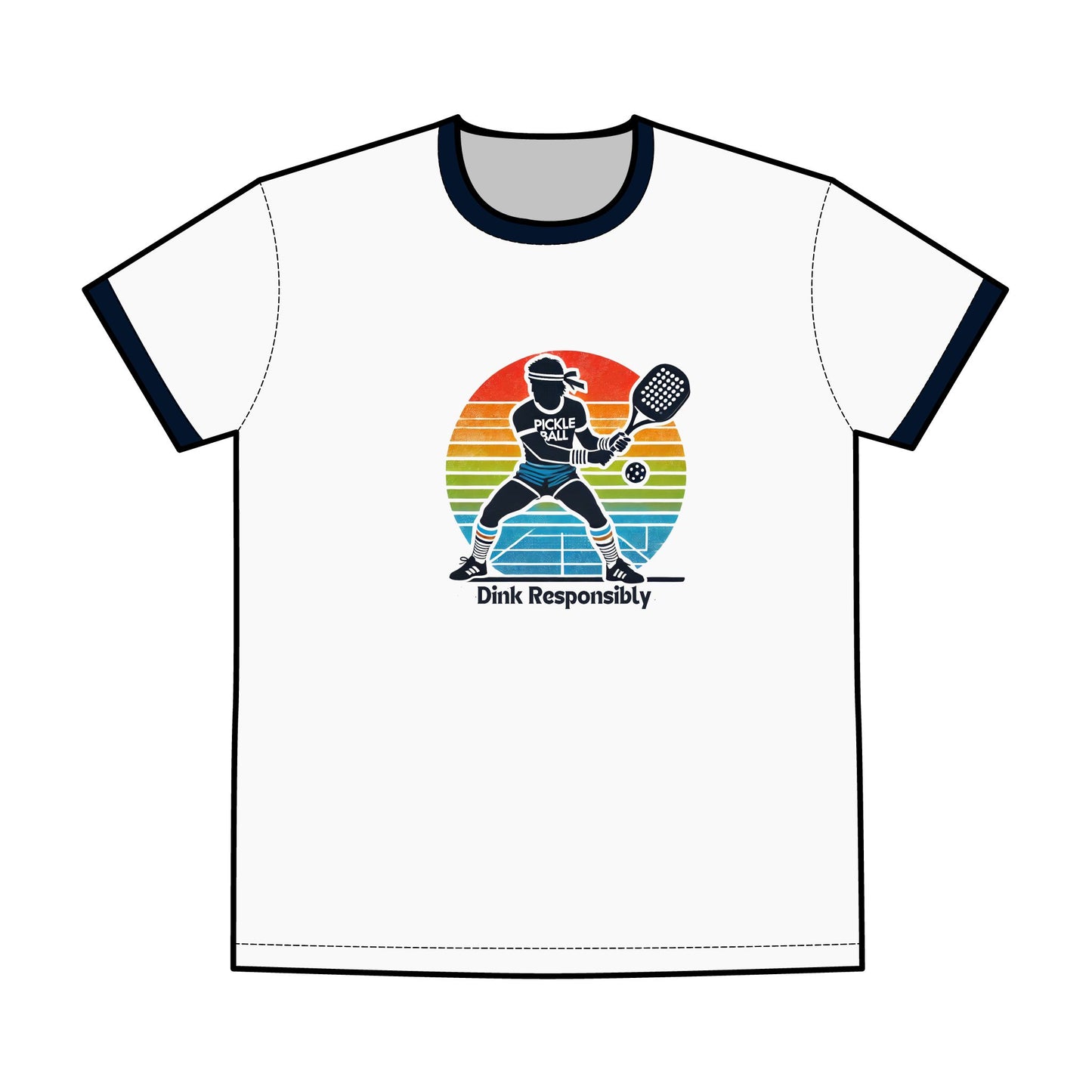 Pickle Ball 'Dink Responsibly' Tee,