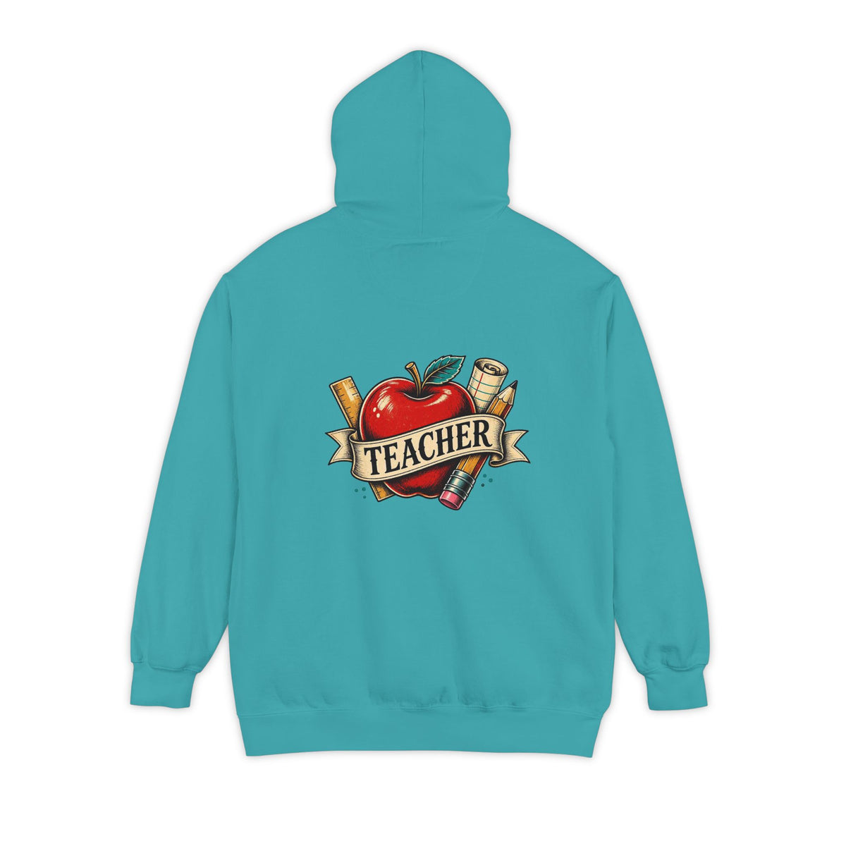 Teacher Vintage Heart Hoodie