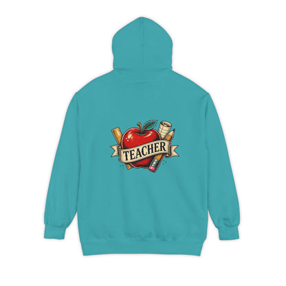 Teacher Vintage Heart Hoodie